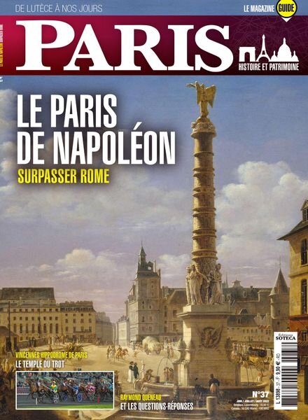 Paris de Lutece a nos jours – Juin-Aout 2022 Cover