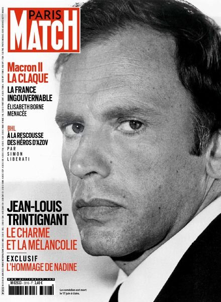Paris Match – 23 juin 2022 Cover