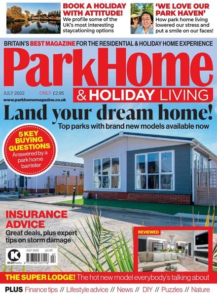 Park Home & Holiday Living – July 2022 Cover
