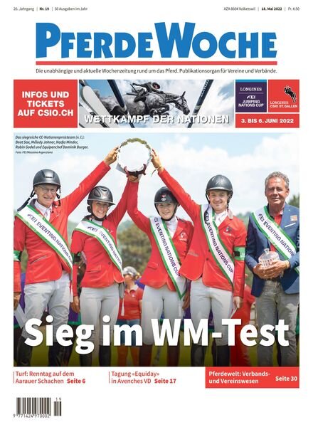 PferdeWoche – 18 Mai 2022 Cover