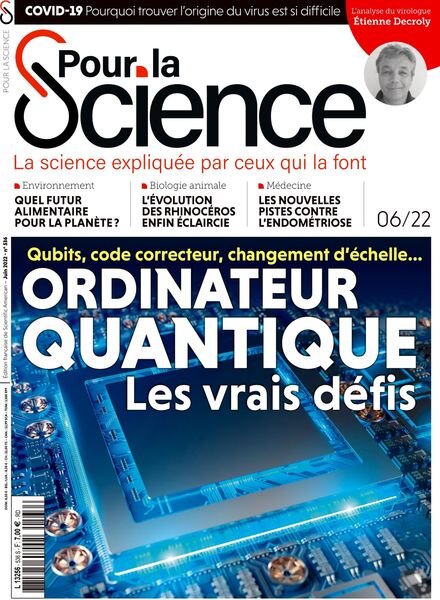Pour la Science – Juin 2022 Cover