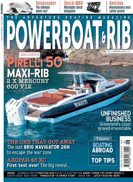 Powerboat & RIB – July 2022 Cover
