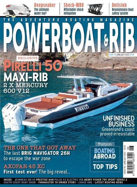 Powerboat & RIB – June 2022 Cover