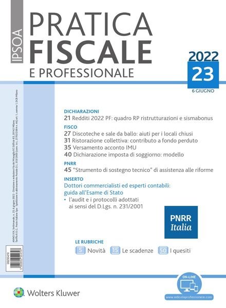 Pratica Fiscale e Professionale – 6 Giugno 2022 Cover
