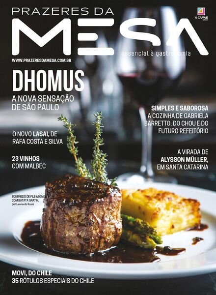 Prazeres da Mesa – abril 2022 Cover