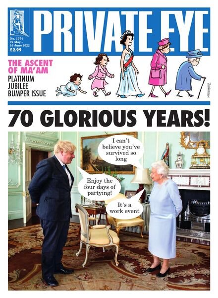 Private Eye Magazine – Issue 1574 – 27 May 2022 Cover