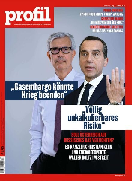profil – 15 Mai 2022 Cover