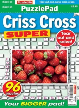 PuzzleLife PuzzlePad Criss Cross Super – 16 June 2022