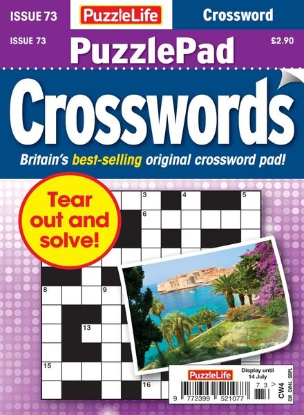 PuzzleLife PuzzlePad Crosswords – 16 June 2022 Cover