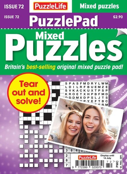 PuzzleLife PuzzlePad Puzzles – 16 June 2022 Cover