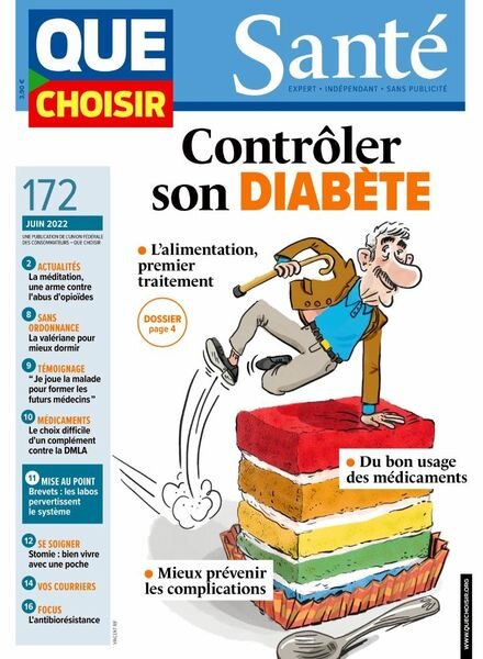 Que Choisir Sante – Juin 2022 Cover