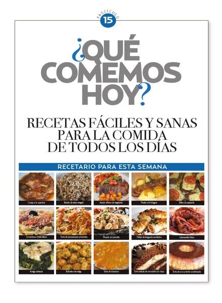 Que comemos hoy – julio 2022 Cover