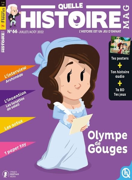 Quelle Histoire – juin 2022 Cover