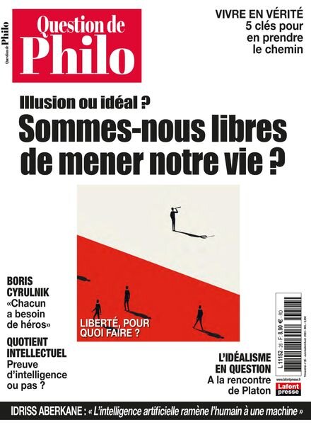 Question de Philo – Juin-Aout 2022 Cover