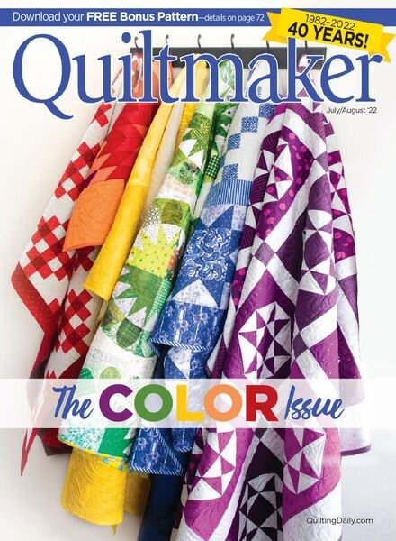 Quiltmaker – July 2022 Cover