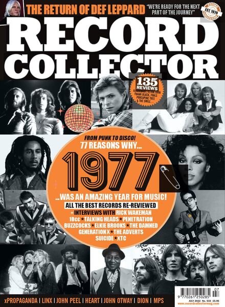 Record Collector – Issue 533 – July 2022 Cover