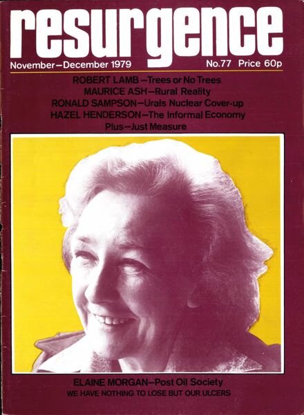 Resurgence & Ecologist – Resurgence 77 – November-December 1979 Cover