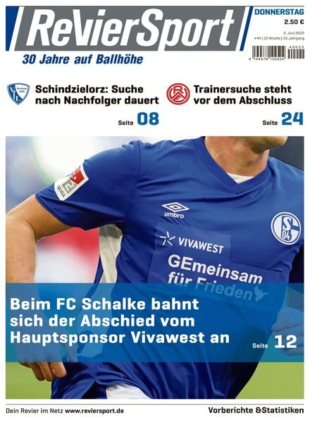 RevierSport – 02 Juni 2022 Cover