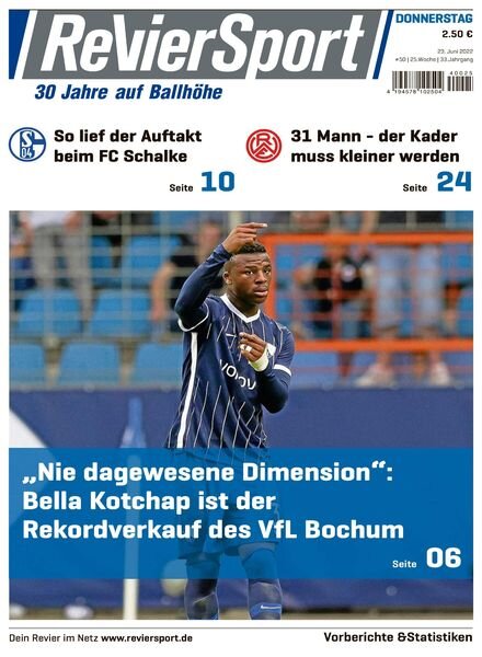 RevierSport – 23 Juni 2022 Cover