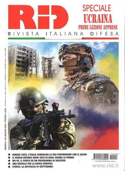 Rivista Italiana Difesa – Maggio 2022 Cover