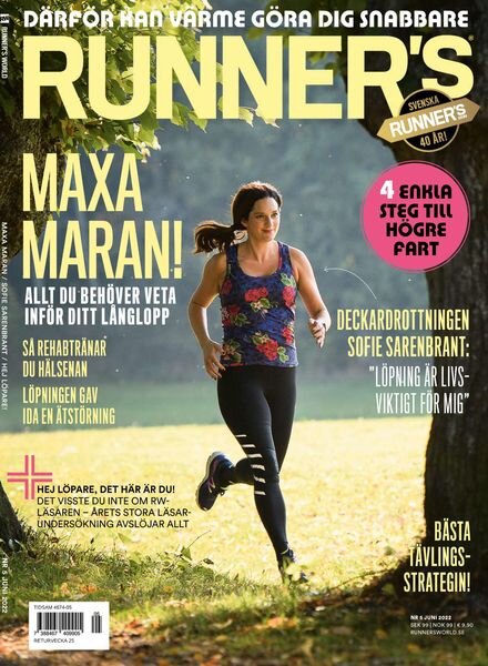 Runner’s World Sverige – maj 2022 Cover