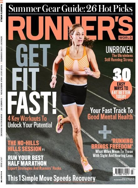 Runner’s World UK – July 2022 Cover