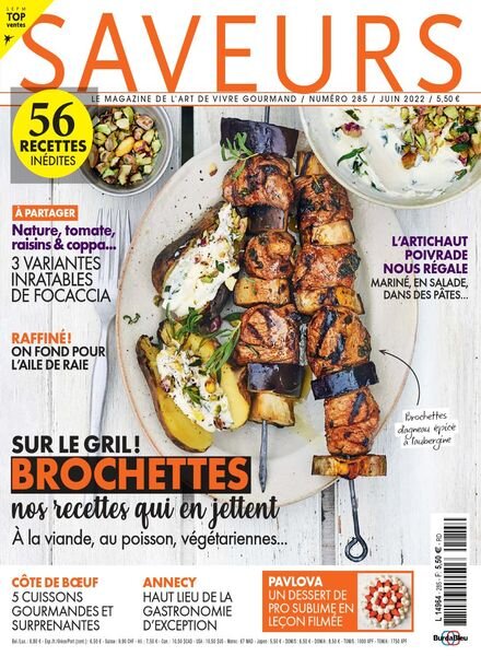 Saveurs France – Juin 2022 Cover