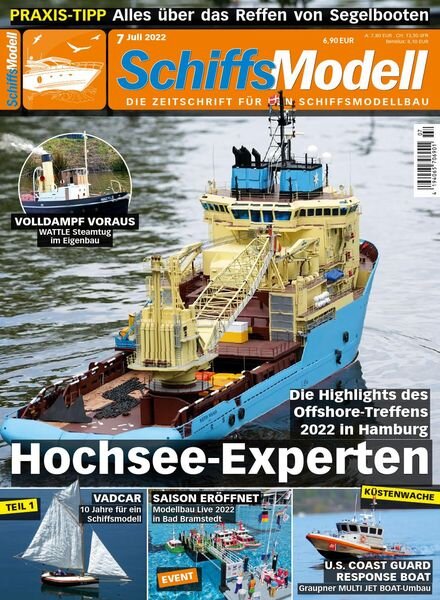SchiffsModell – Juli 2022 Cover