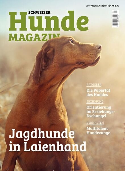 Schweizer Hunde Magazin – 17 Juni 2022 Cover