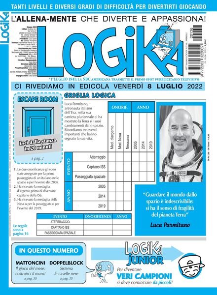 Settimana Logika – 10 giugno 2022 Cover