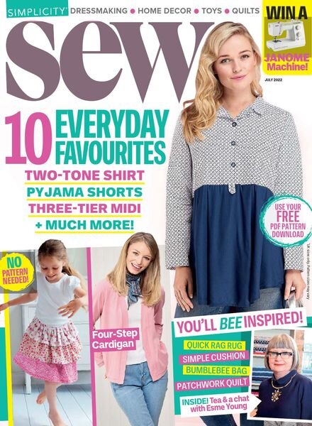 Sew – July 2022 Cover