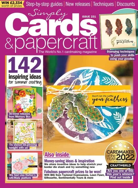 Simply Cards & Papercraft – June 2022 Cover