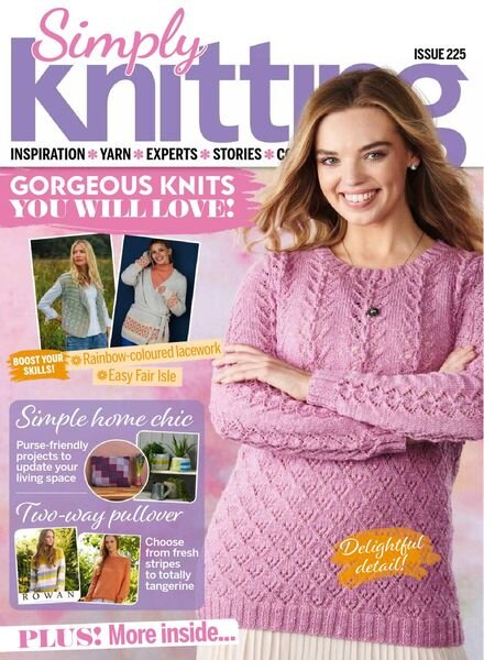 Simply Knitting – July 2022 Cover