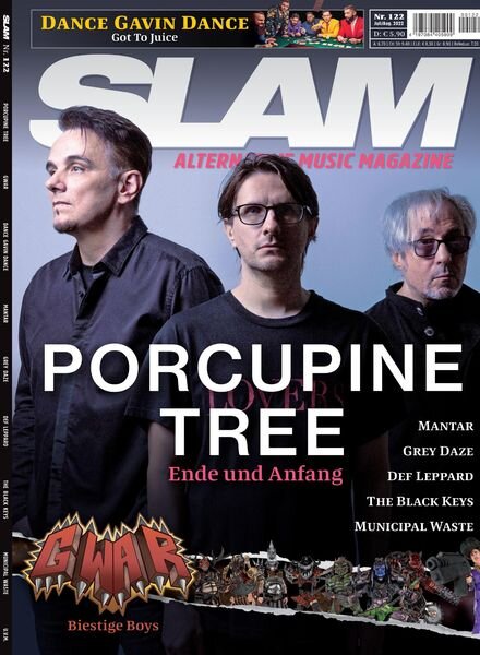 SLAM Alternative Music Magazine – Juli 2022 Cover
