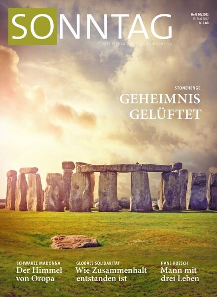 Sonntag – 19 Mai 2022 Cover