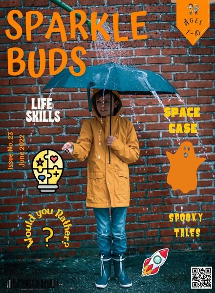 Sparkle Buds Kids Magazine Ages 7-10 – June 2022 Cover