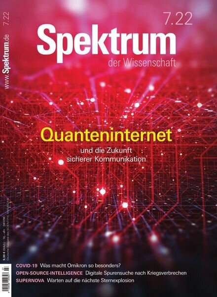 Spektrum der Wissenschaft – Juni 2022 Cover