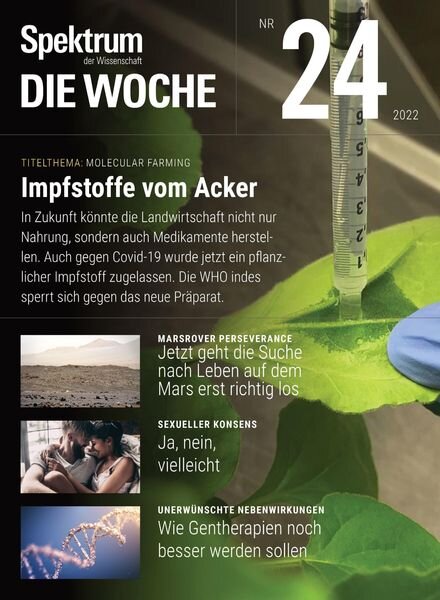 Spektrum – Die Woche – 16 Juni 2022 Cover