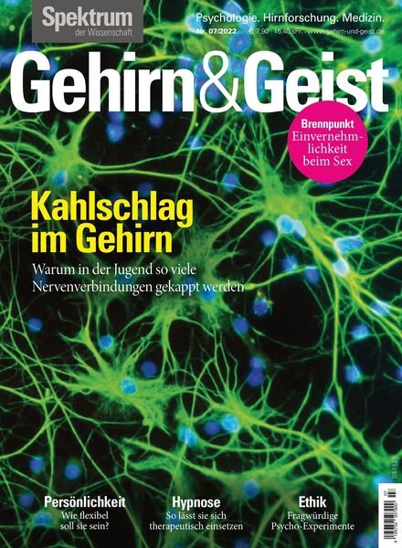 Spektrum – Gehirn&Geist – 03 Juni 2022 Cover