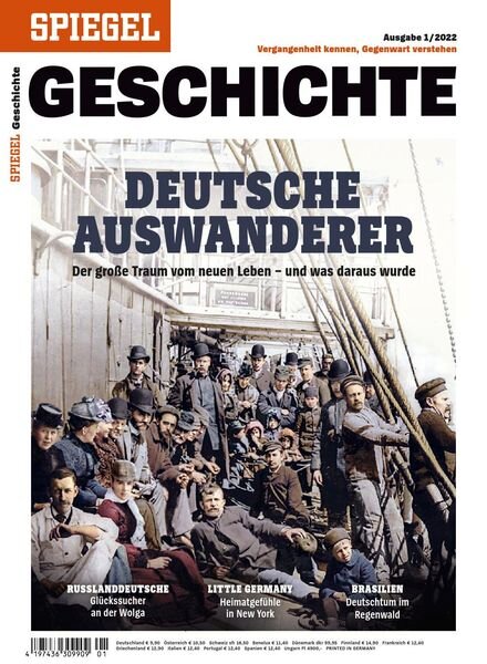 Spiegel Geschichte – N 01 2022 Cover