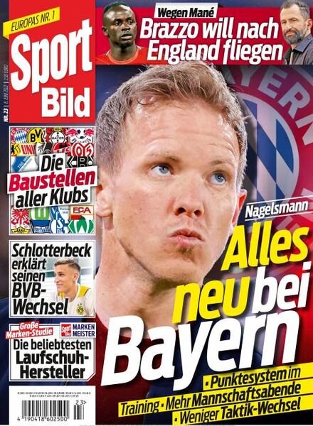 Sport Bild – 08 Juni 2022 Cover