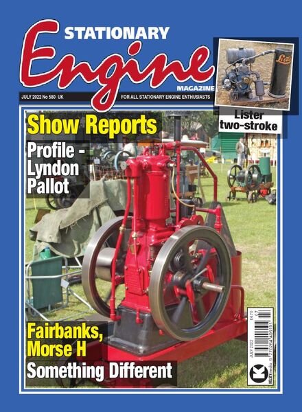 Stationary Engine – Issue 580 – July 2022 Cover