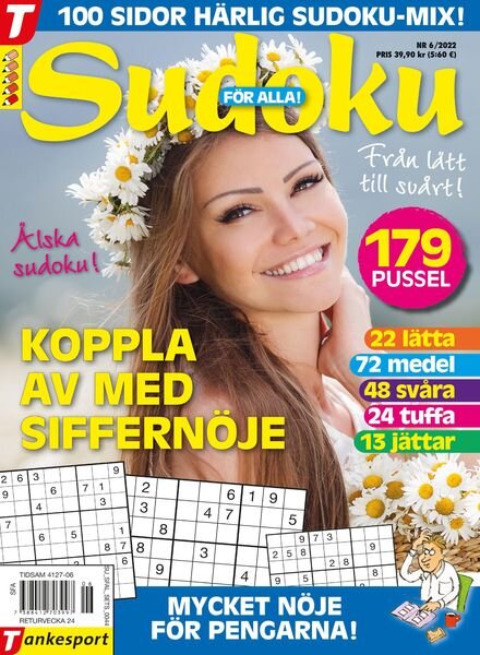 Sudoku for alla – 19 maj 2022 Cover
