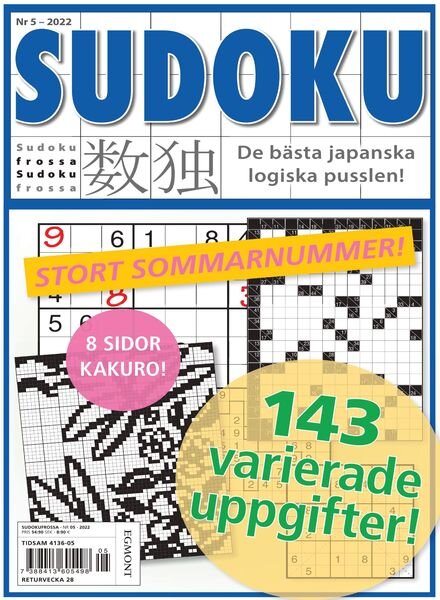 Sudoku Frossa – 09 juni 2022 Cover