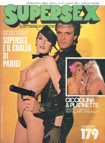 Supersex – n. 179 Luglio 1985 Cover