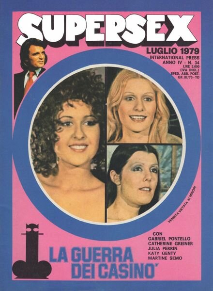 Supersex – n. 34 Luglio 1979 Cover
