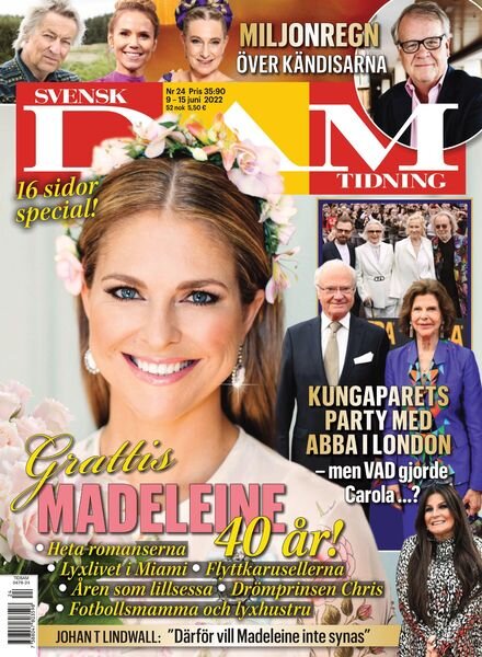 Svensk Damtidning – 08 juni 2022 Cover