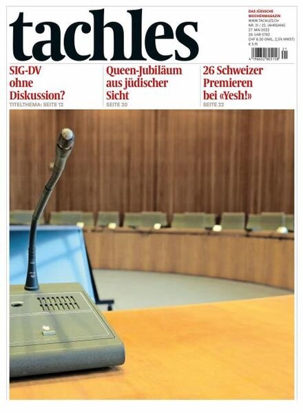 tachles – 27 Mai 2022 Cover
