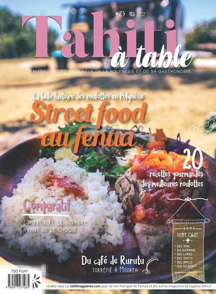 Tahiti a table – Mai 2022 Cover