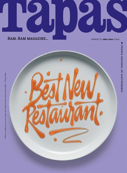 Tapas Spanish Edition – abril 2022 Cover